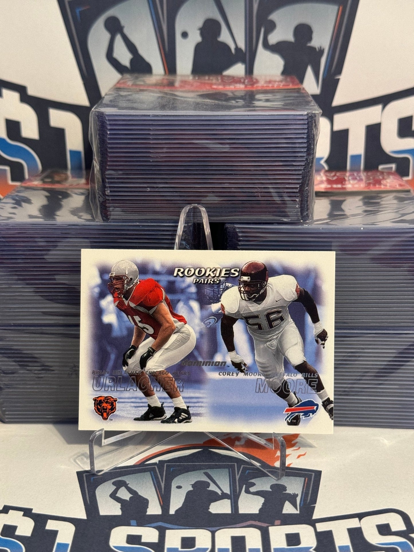 2000 Skybox Dominion (Pairs) Brian Urlacher & Corey Moore Rookie #242