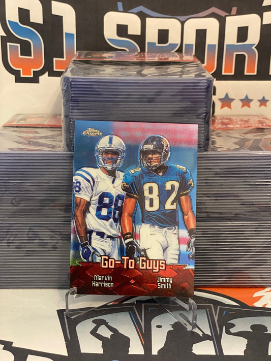 2000 Topps Chrome (Go-To Guys) Marvin Harrison & Jimmy Smith #TC4