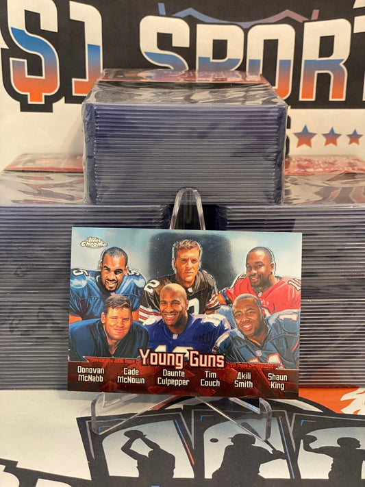 2000 Topps Chrome (Young Guns) Donovan McNabb, Cade McNown, Daunte Culpepper, Tim Couch, Akili Smith, Shaun King #TC6