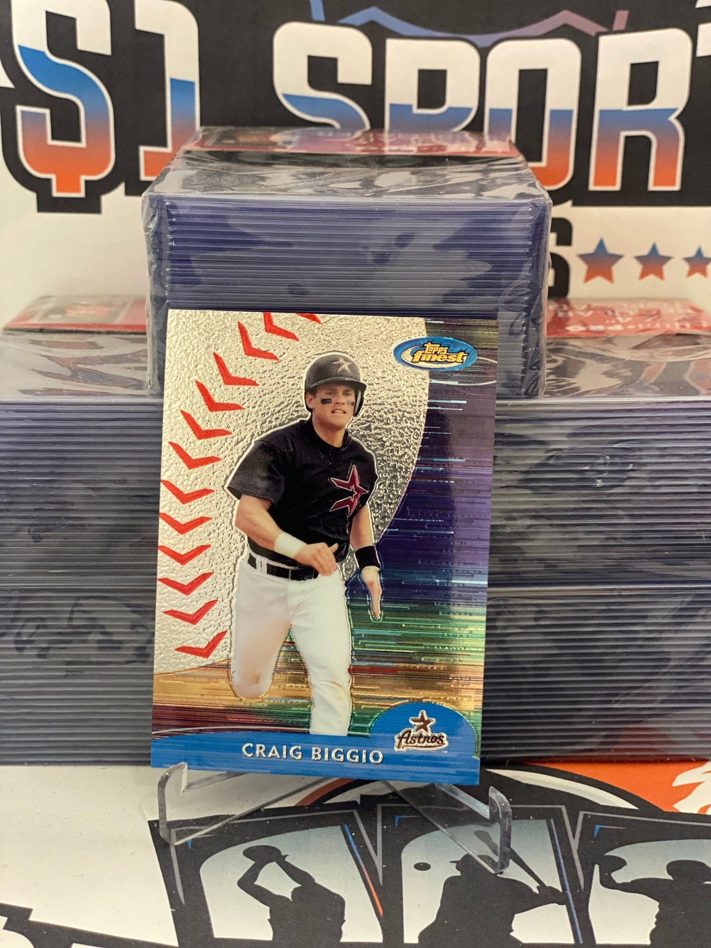 2000 Topps Finest Craig Biggio #205