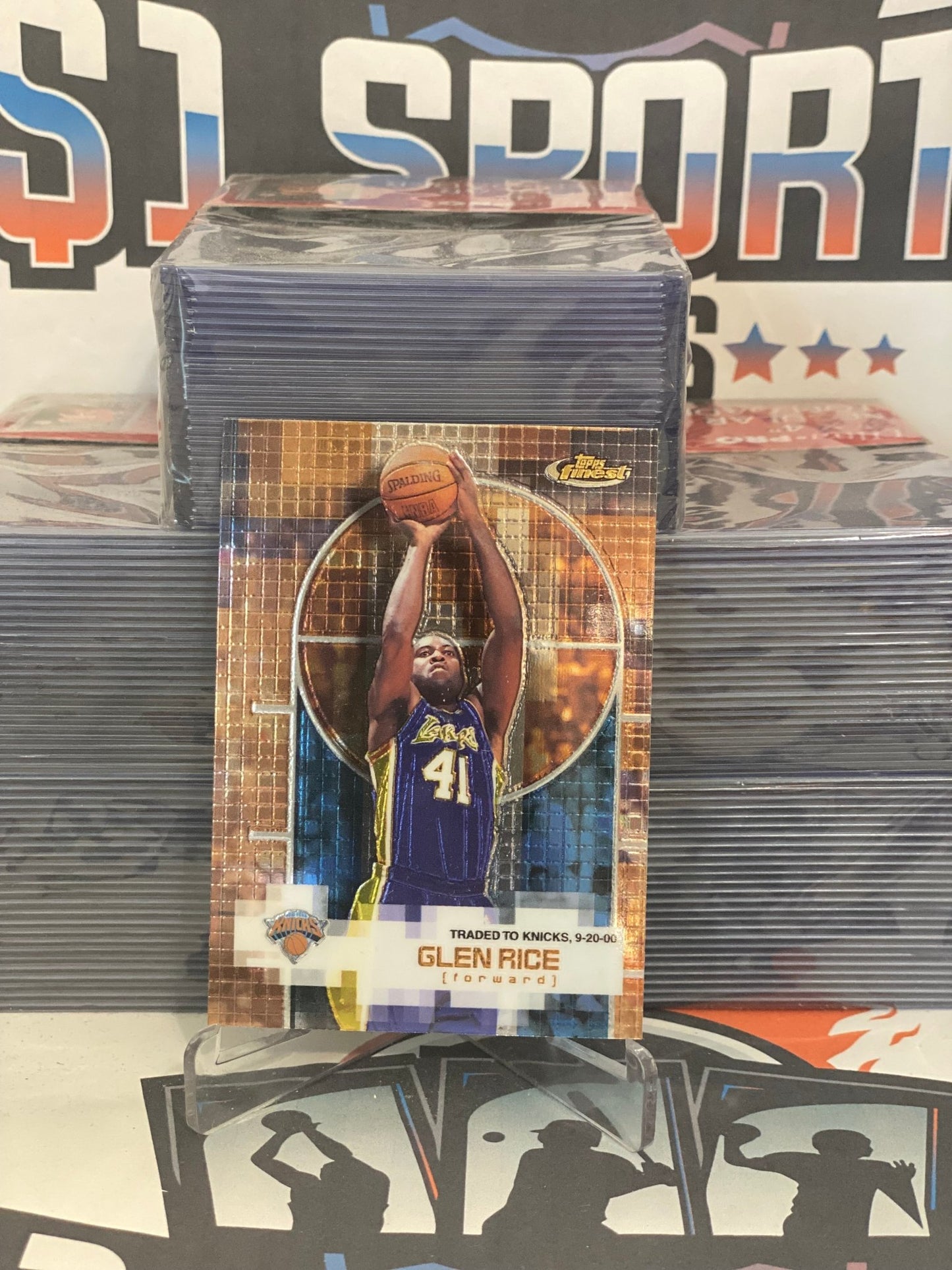 2000 Topps Finest Glen Rice #102