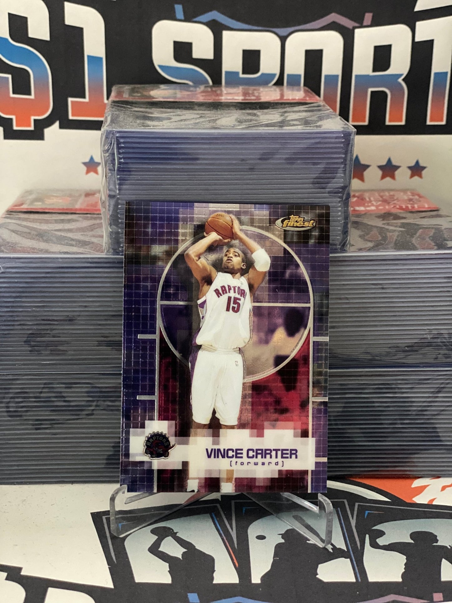 2000 Topps Finest Vince Carter #15