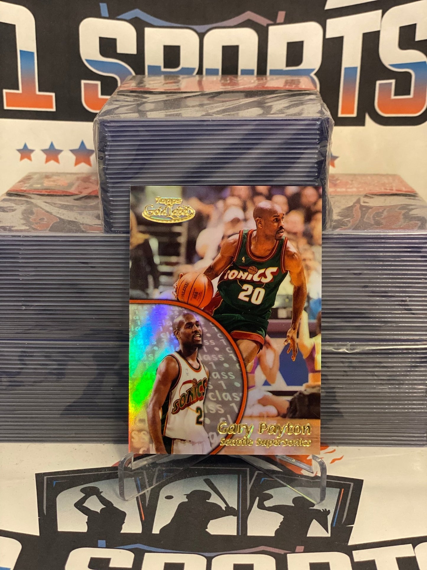 2000 Topps Gold Label (Class 1) Gary Payton #55