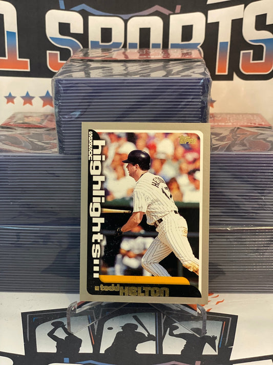 2000 Topps (Highlights) Todd Helton #221