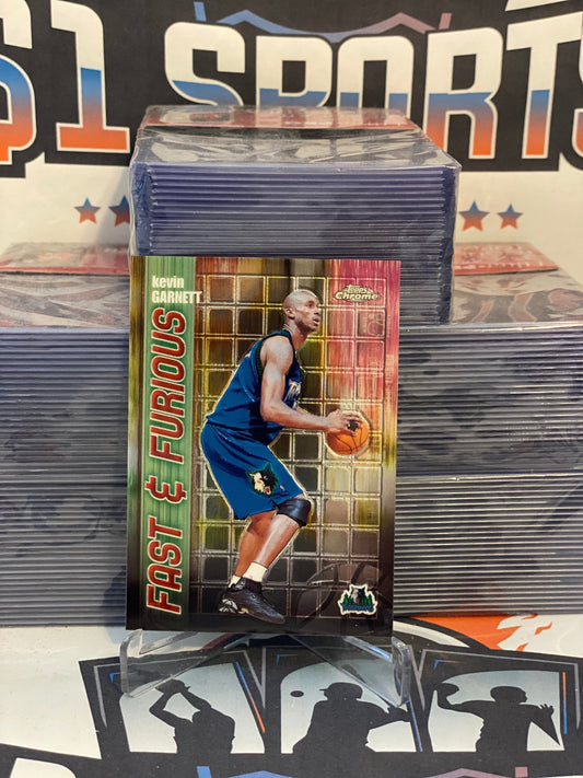 2001 Topps Chrome (Fast & Furious) Kevin Garnett #FF07