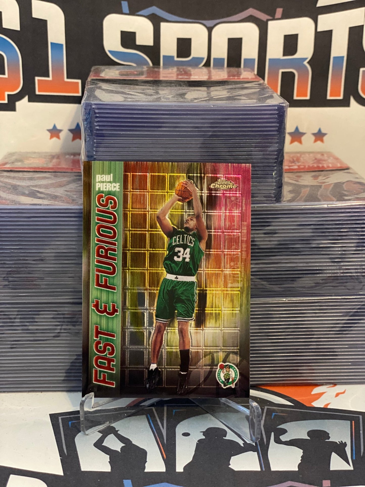 2001 Topps Chrome (Fast & Furious) Paul Pierce #FF10