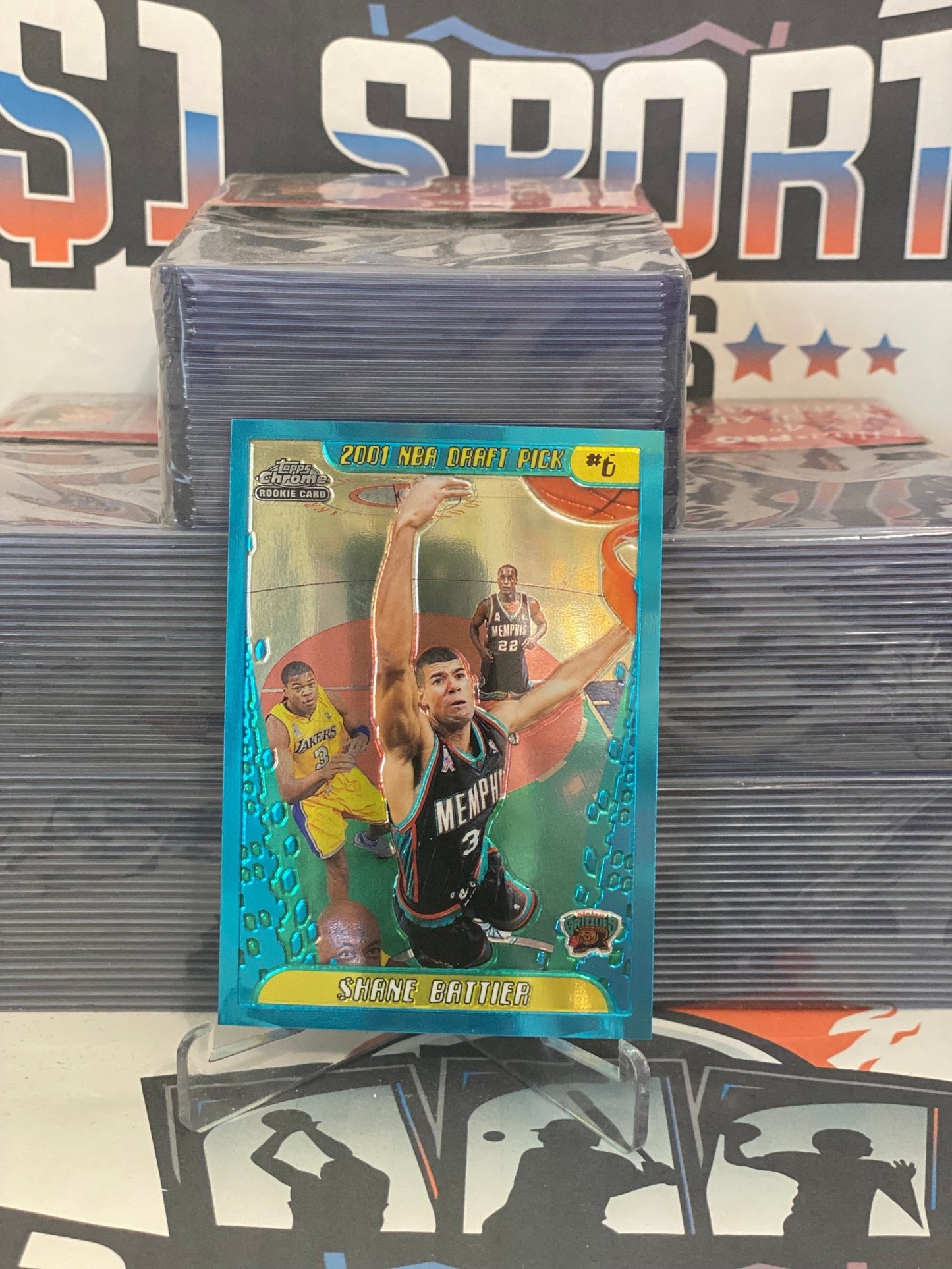 2001 Topps Chrome Shane Battier Rookie #134