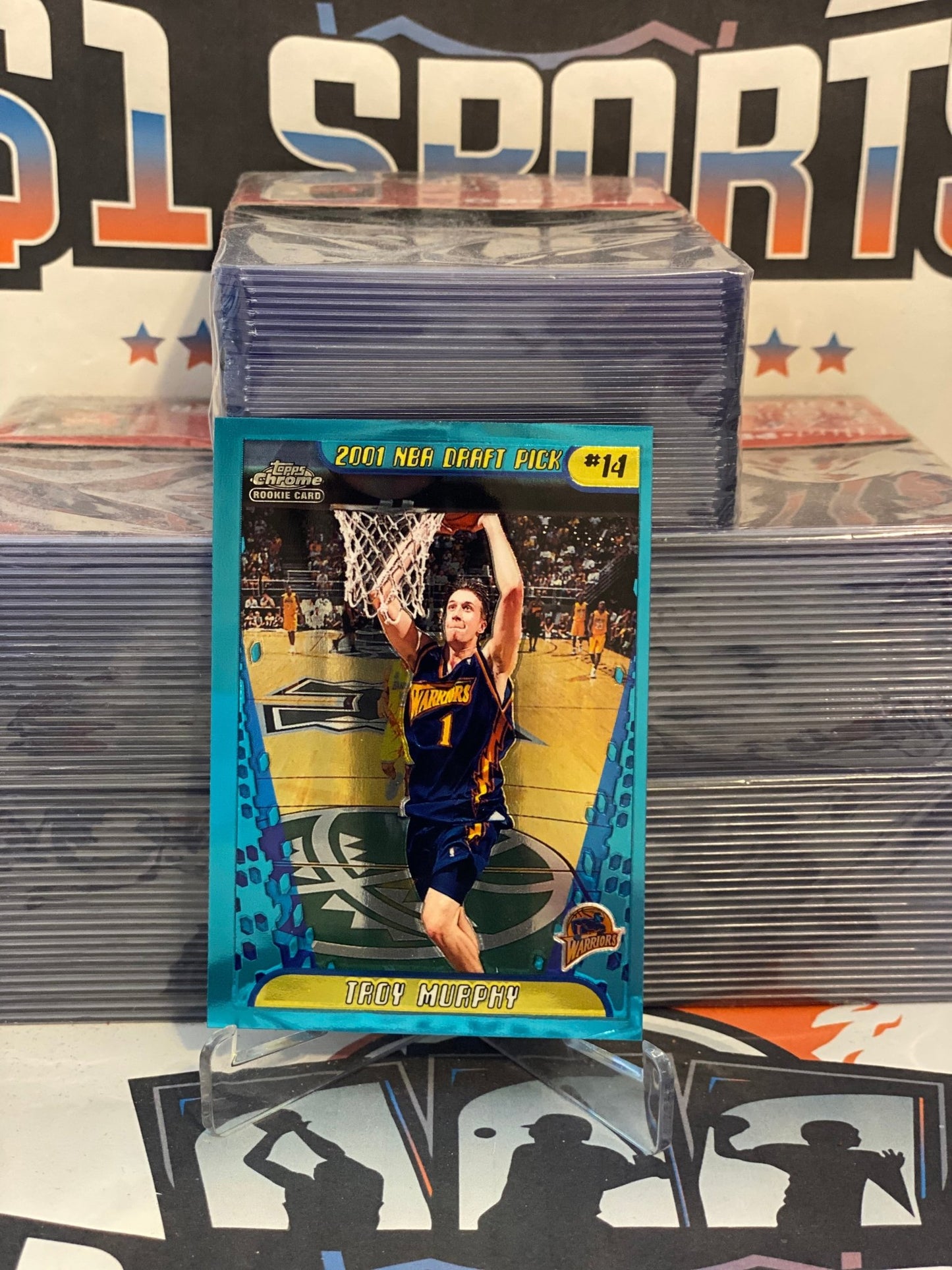 2001 Topps Chrome Troy Murphy Rookie #142