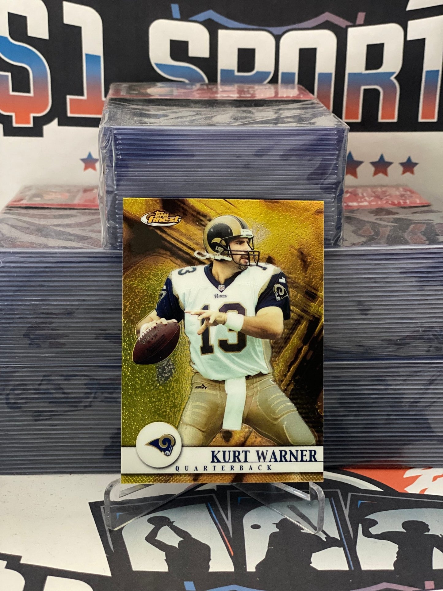 2001 Topps Finest Kurt Warner #92