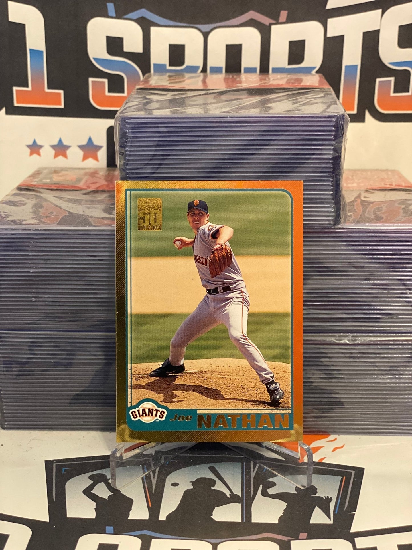 2001 Topps (Gold 209/2001) Joe Nathan #292