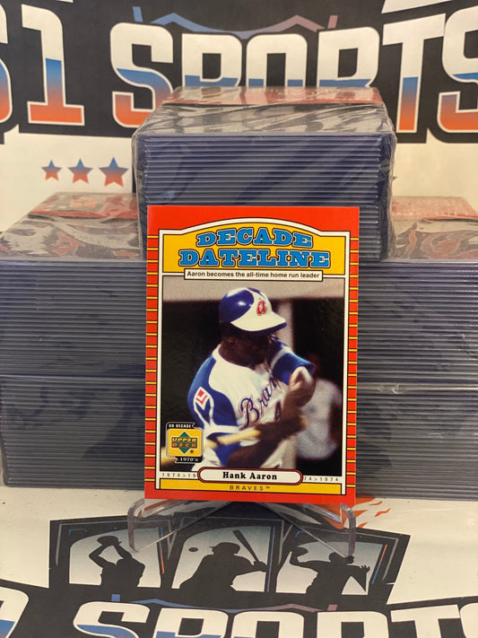 2001 Upper Deck (Decade Dateline) Hank Aaron #122