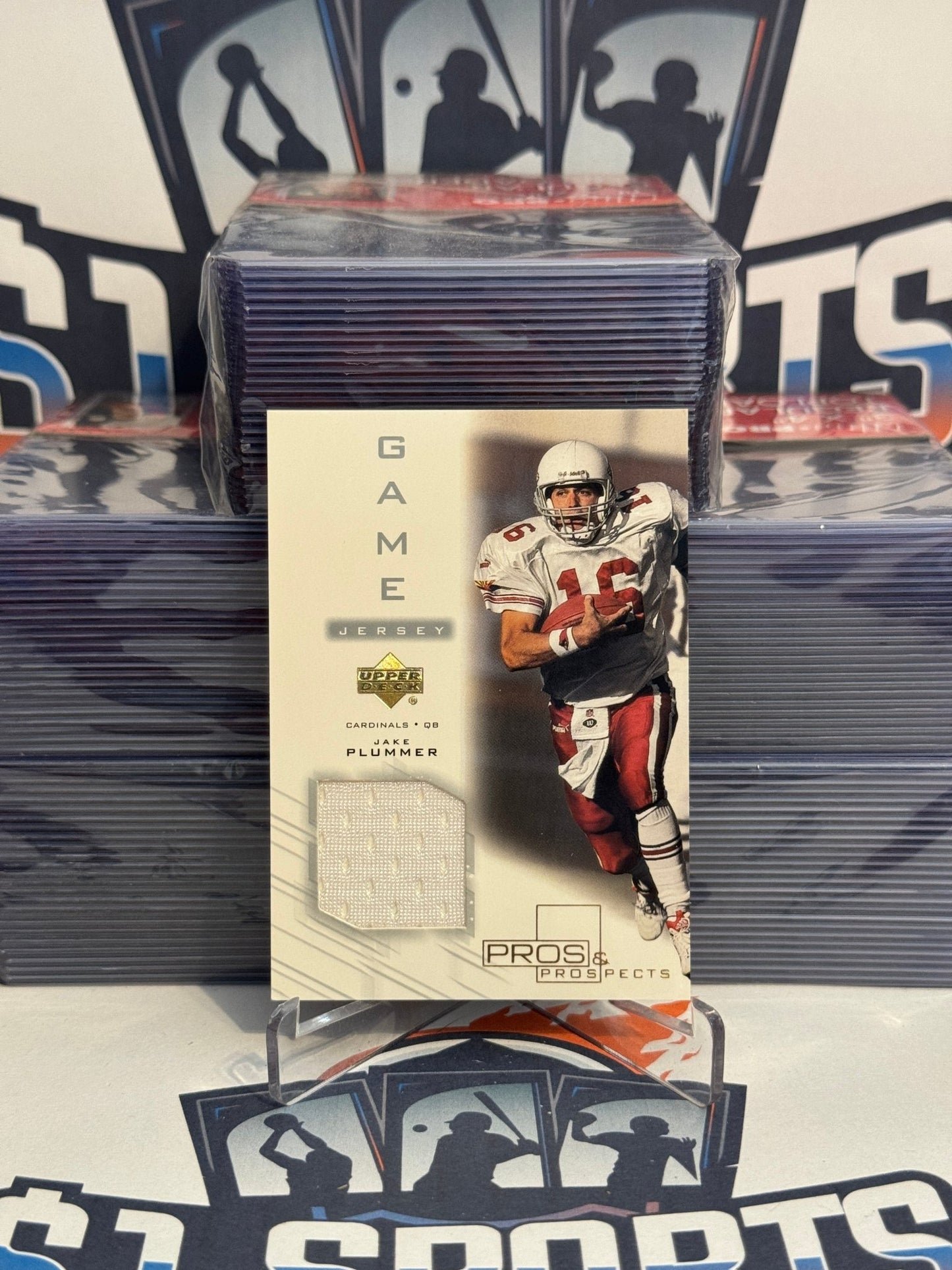 2001 Upper Deck Pros & Prospects (Game Jersey Relic) Jake Plummer #JP-J