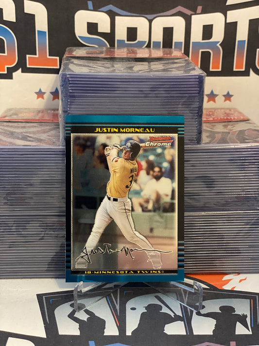 2002 Bowman Chrome Draft Prospects Justin Morneau Rookie #BDP155