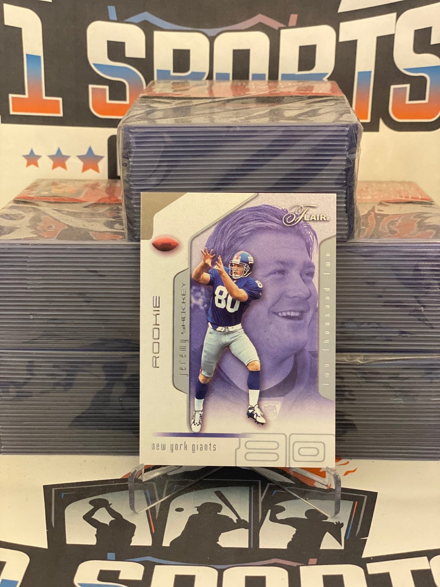 2002 Fleer Flair (0710/1250) Jeremy Shockey Rookie #126