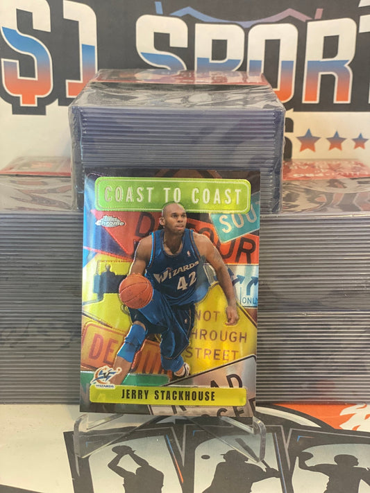 2002 Topps Chrome (Coast to Coast) Jerry Stackhouse #CC16