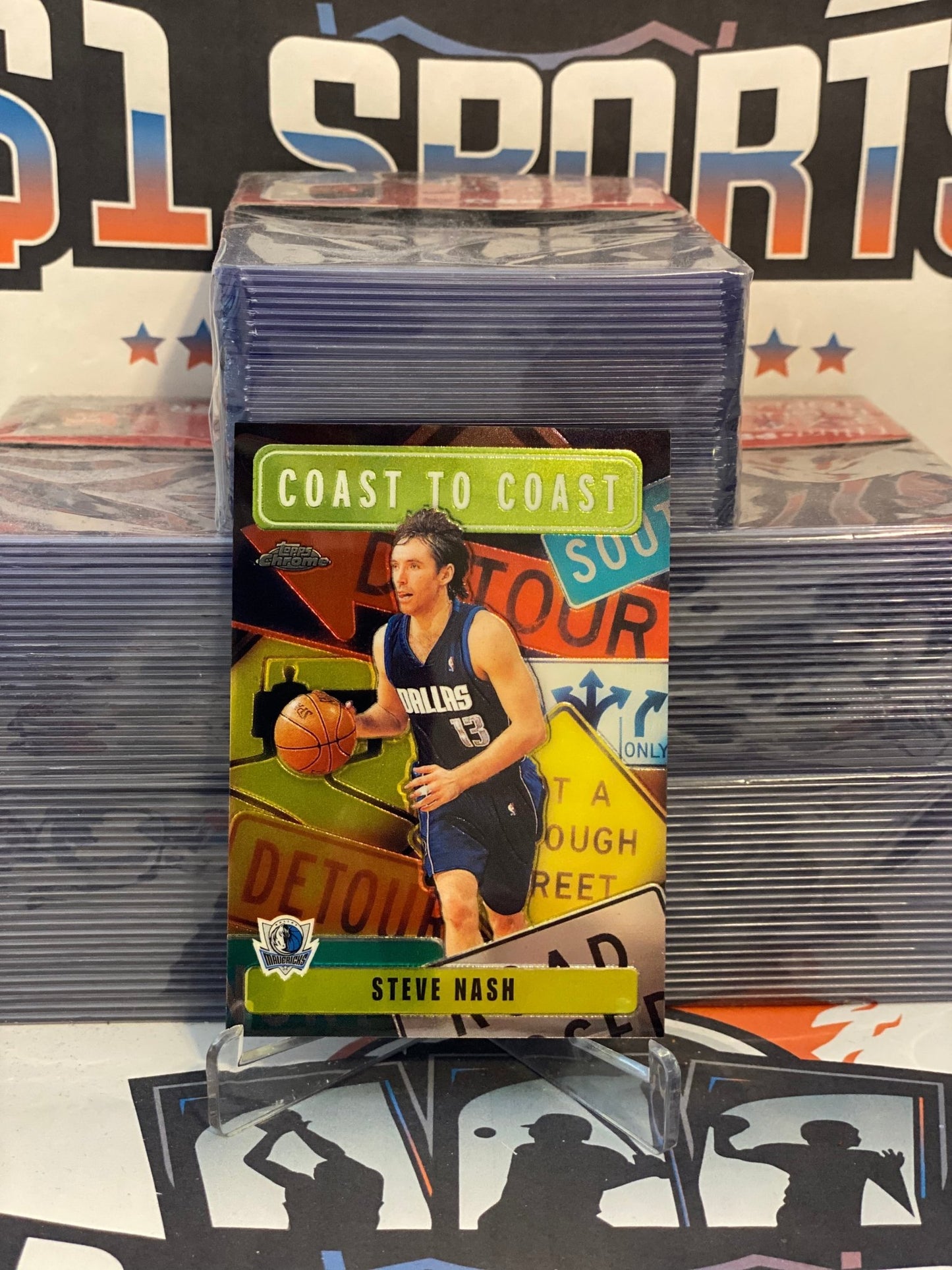 2002 Topps Chrome (Coast to Coast) Steve Nash #CC14