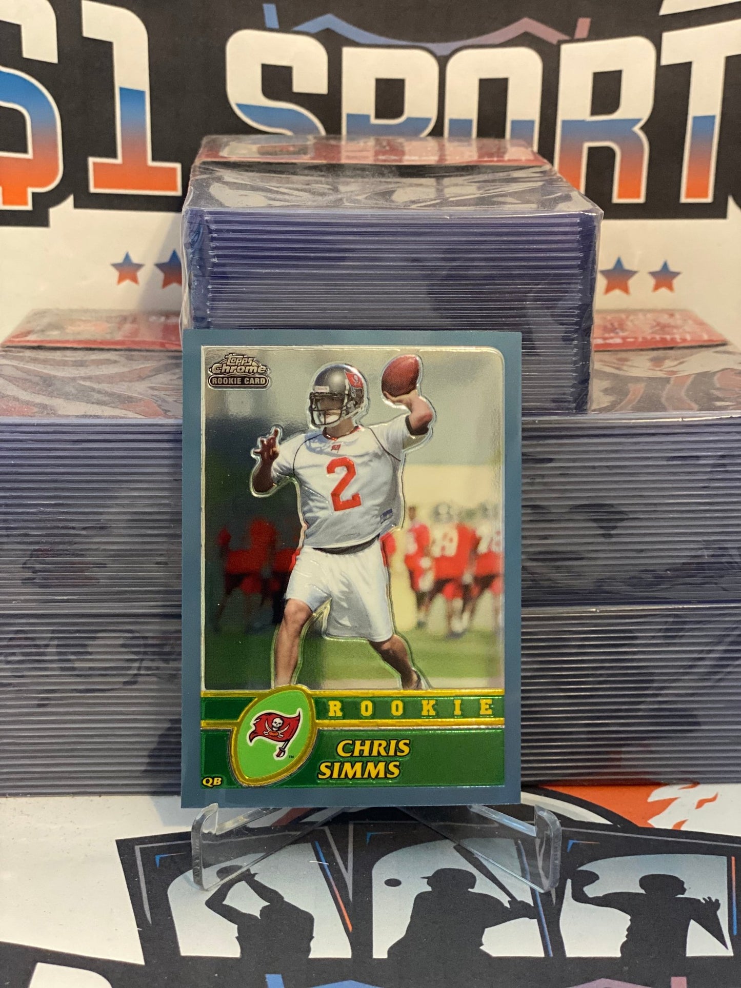 2003 Topps Chrome Chris Simms Rookie #180