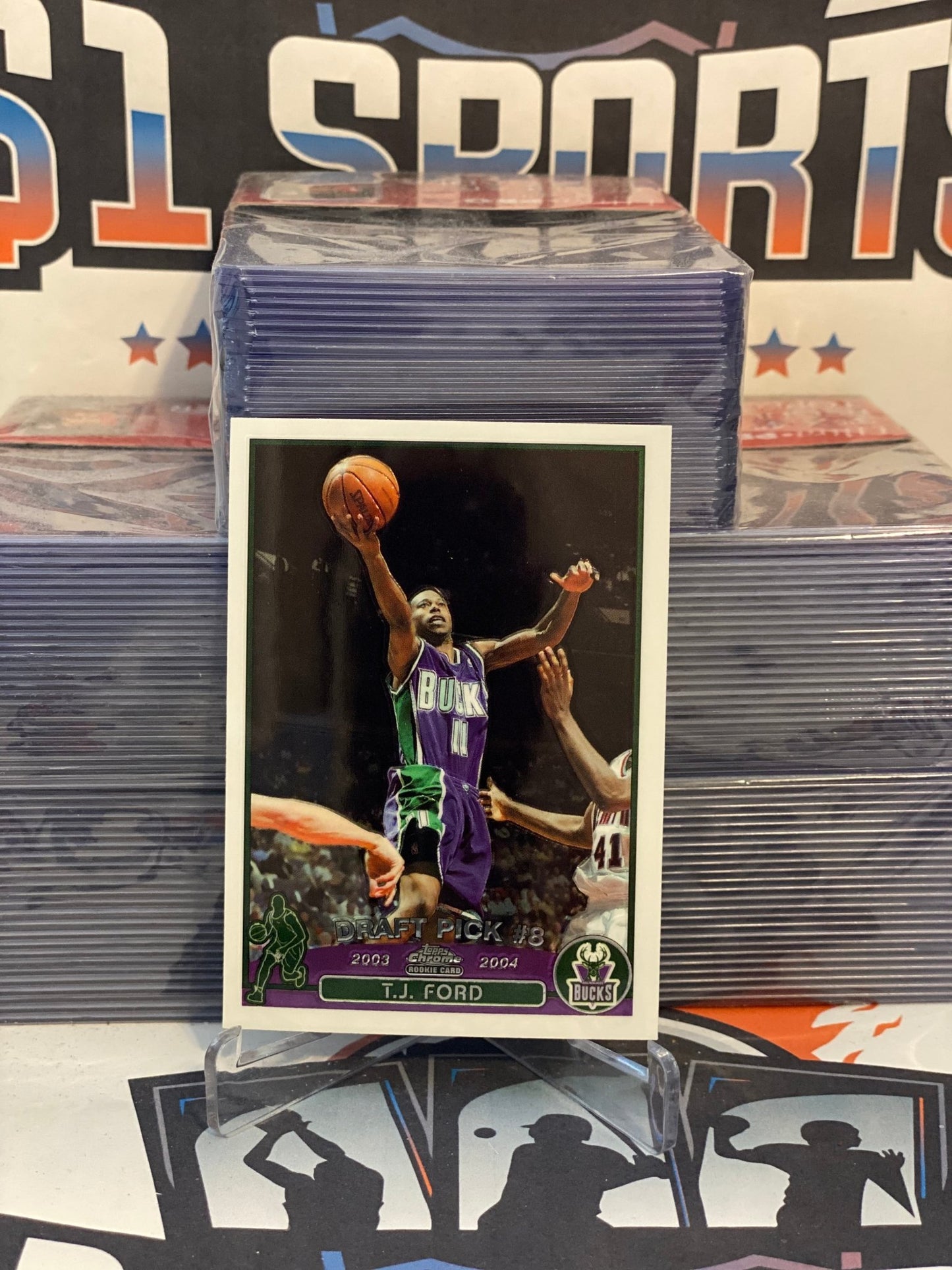 2003 Topps Chrome T.J. Ford Rookie #118