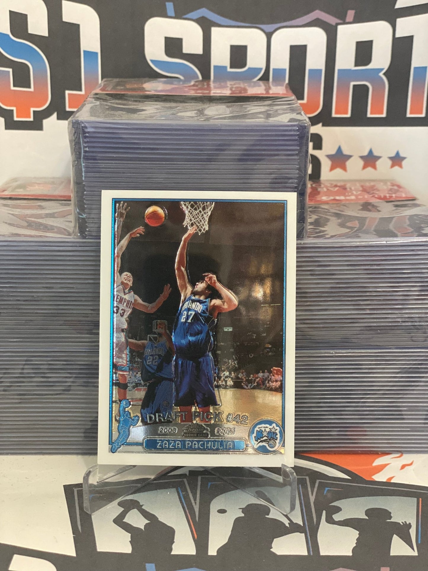 2003 Topps Chrome Zaza Pachulia Rookie #149