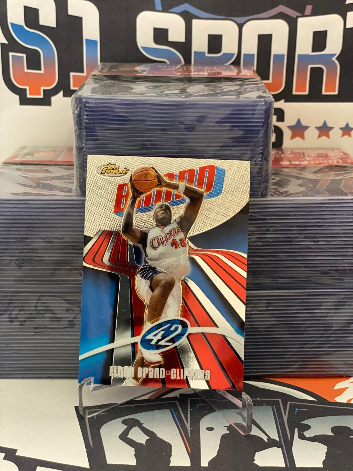 2003 Topps Finest Elton Brand #50