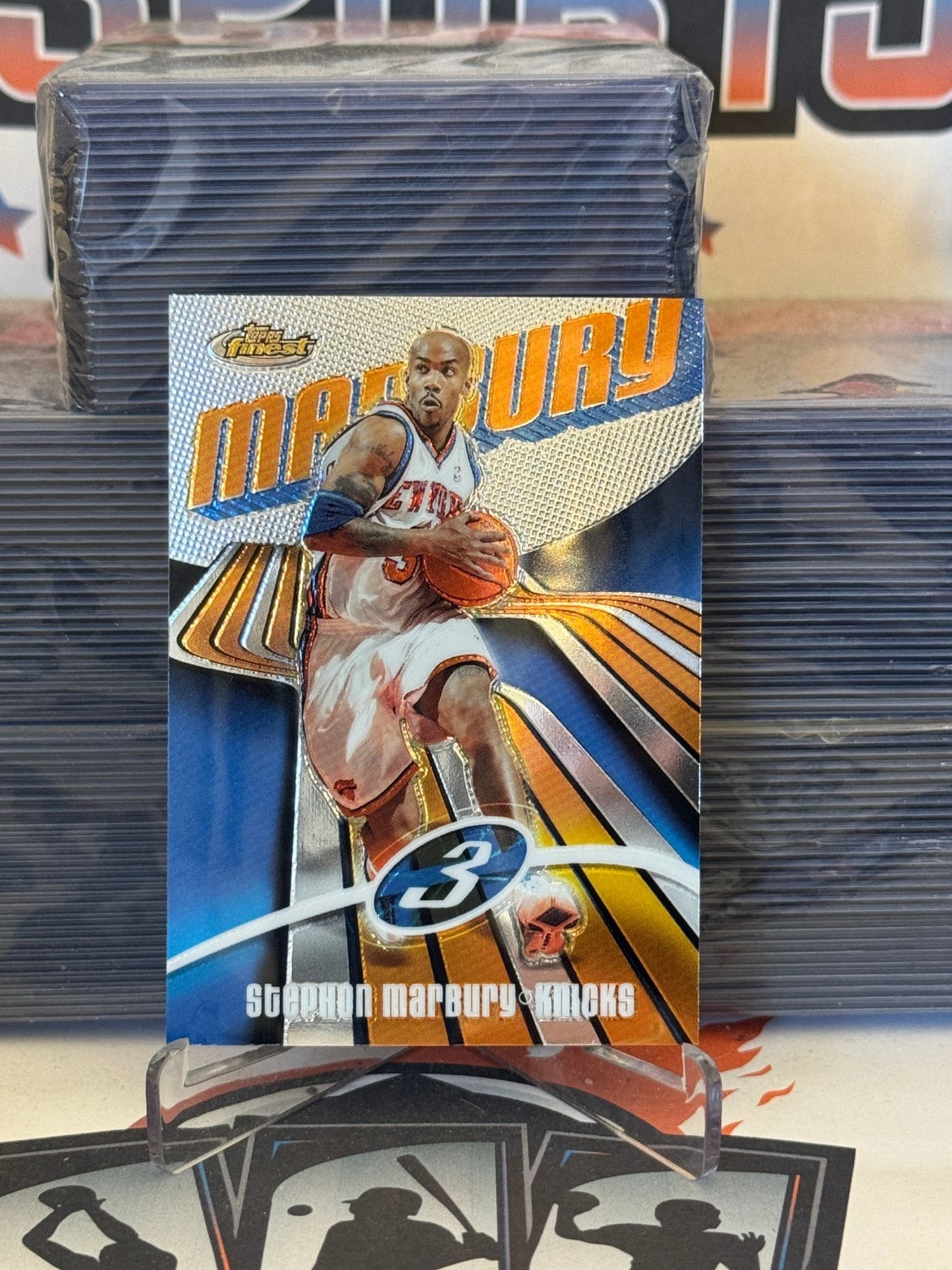 2003 Topps Finest Stephon Marbury #32