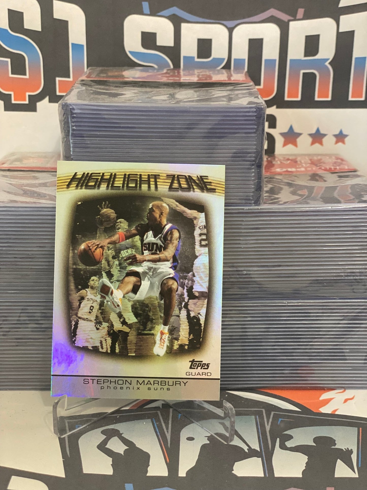 2003 Topps (Highlight Zone) Stephon Marbury #HZ-9