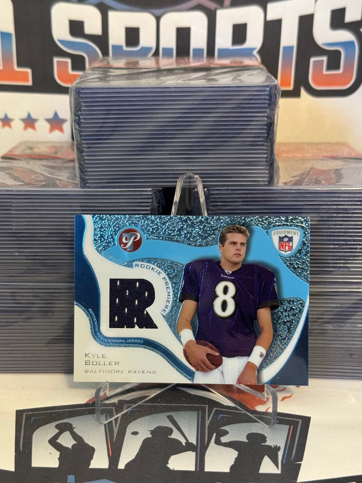 2003 Topps Pristine (Rookie Premier Equipment Relic) Kyle Boller #RPR-KB