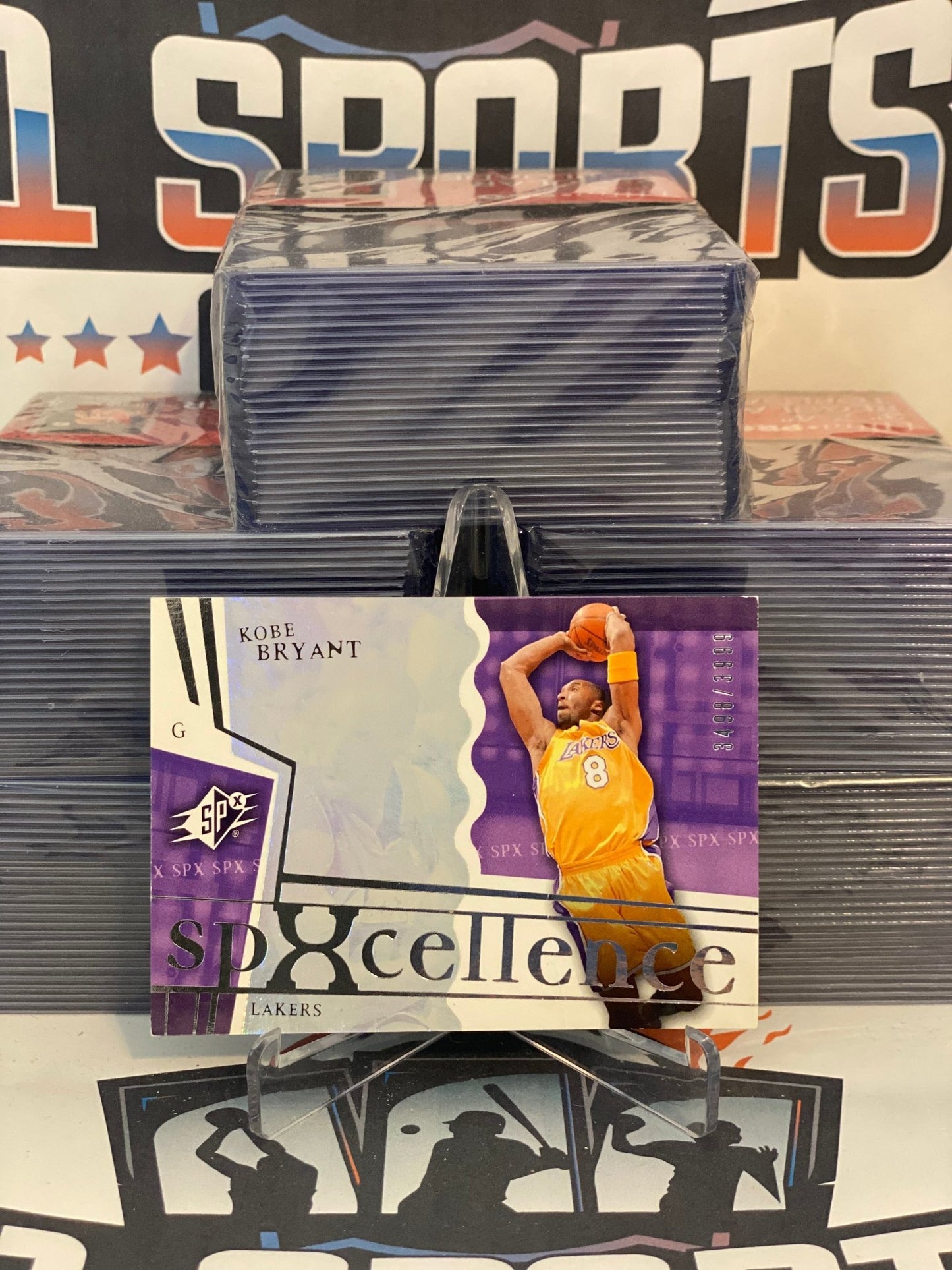 2003 Upper Deck SPx (Spxcellence 3498/3999) Kobe Bryant #93