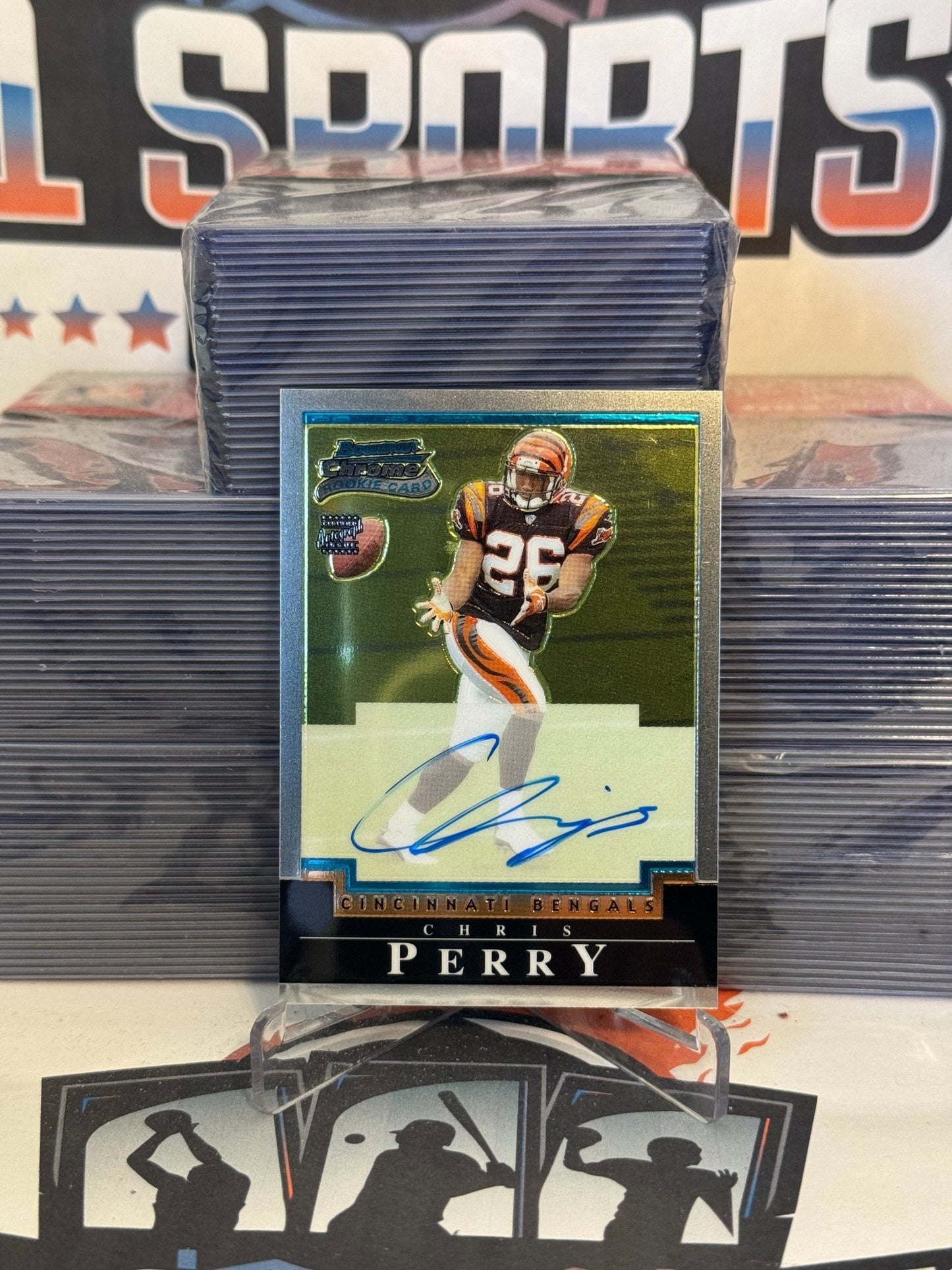 2004 Bowman Chrome (Auto) Chris Perry Rookie #230