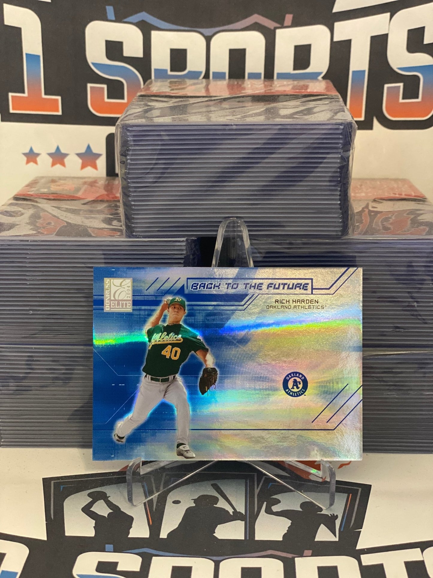 2004 Donruss Elite (Back to the Future 188/500) Rich Harden #BF-2