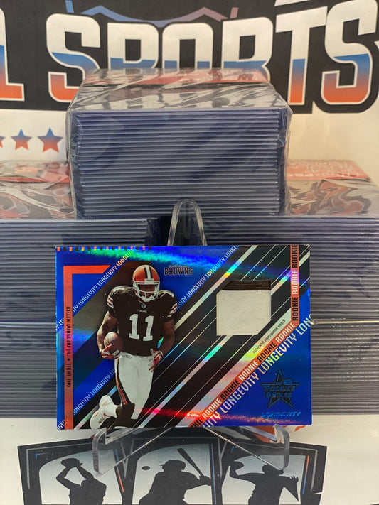 2004 Donruss Rookies & Stars (Blue, Longevity Relic 51/75) Kellen Winslow Jr. #261