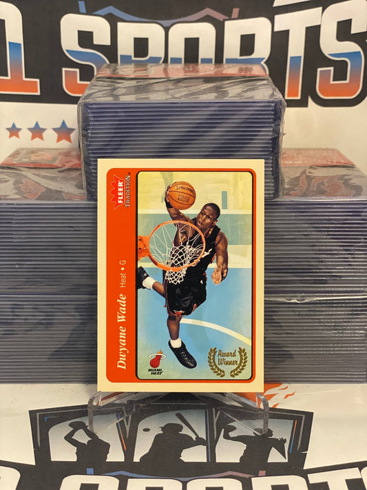2004 Fleer Tradition (Award Winner) Dwyane Wade #216