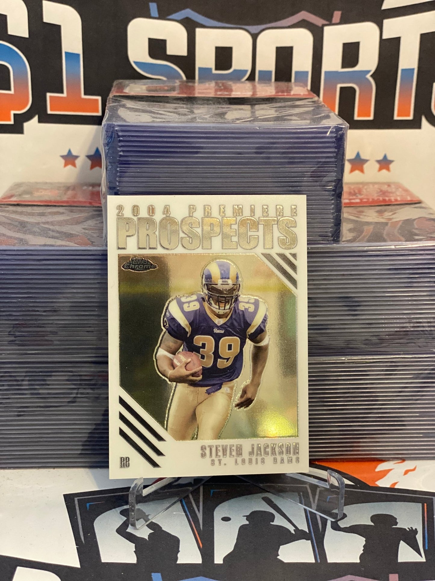 2004 Topps Chrome (Premier Prospects) Steven Jackson Rookie #PP19