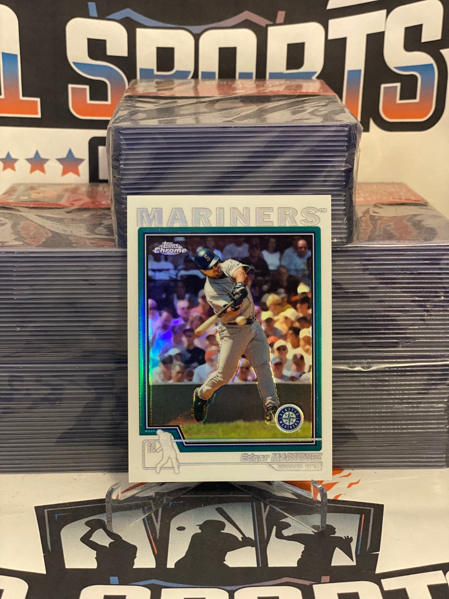 2004 Topps Chrome (Refractor) Edgar Martinez #388