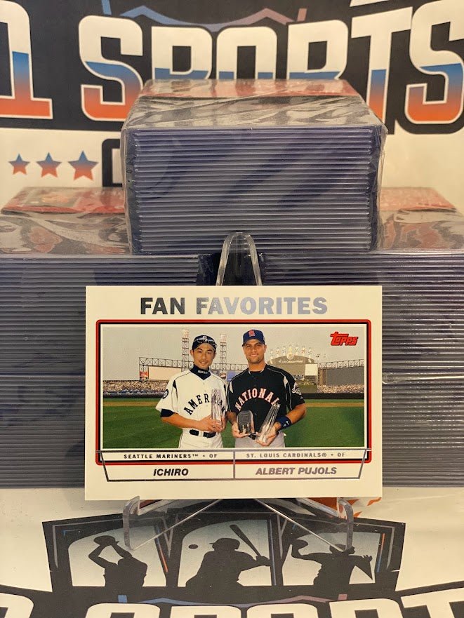 2004 Topps (Fan Favorites) Ichiro Suzuki & Albert Pujols #694