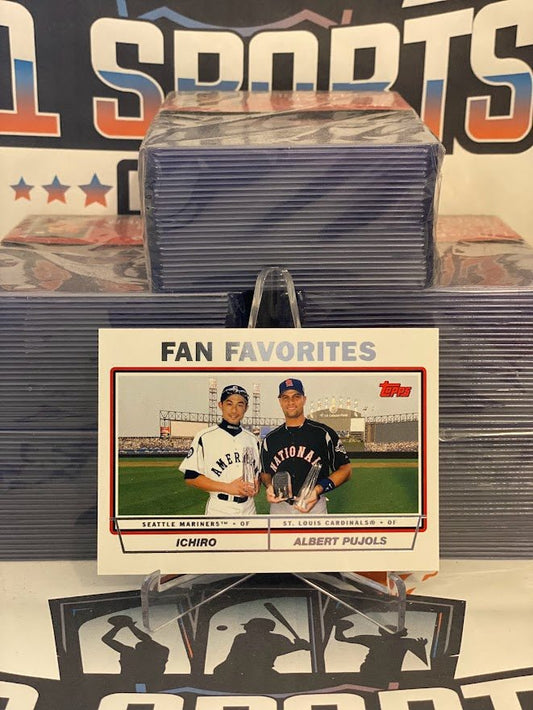 2004 Topps (Fan Favorites) Ichiro Suzuki & Albert Pujols #694