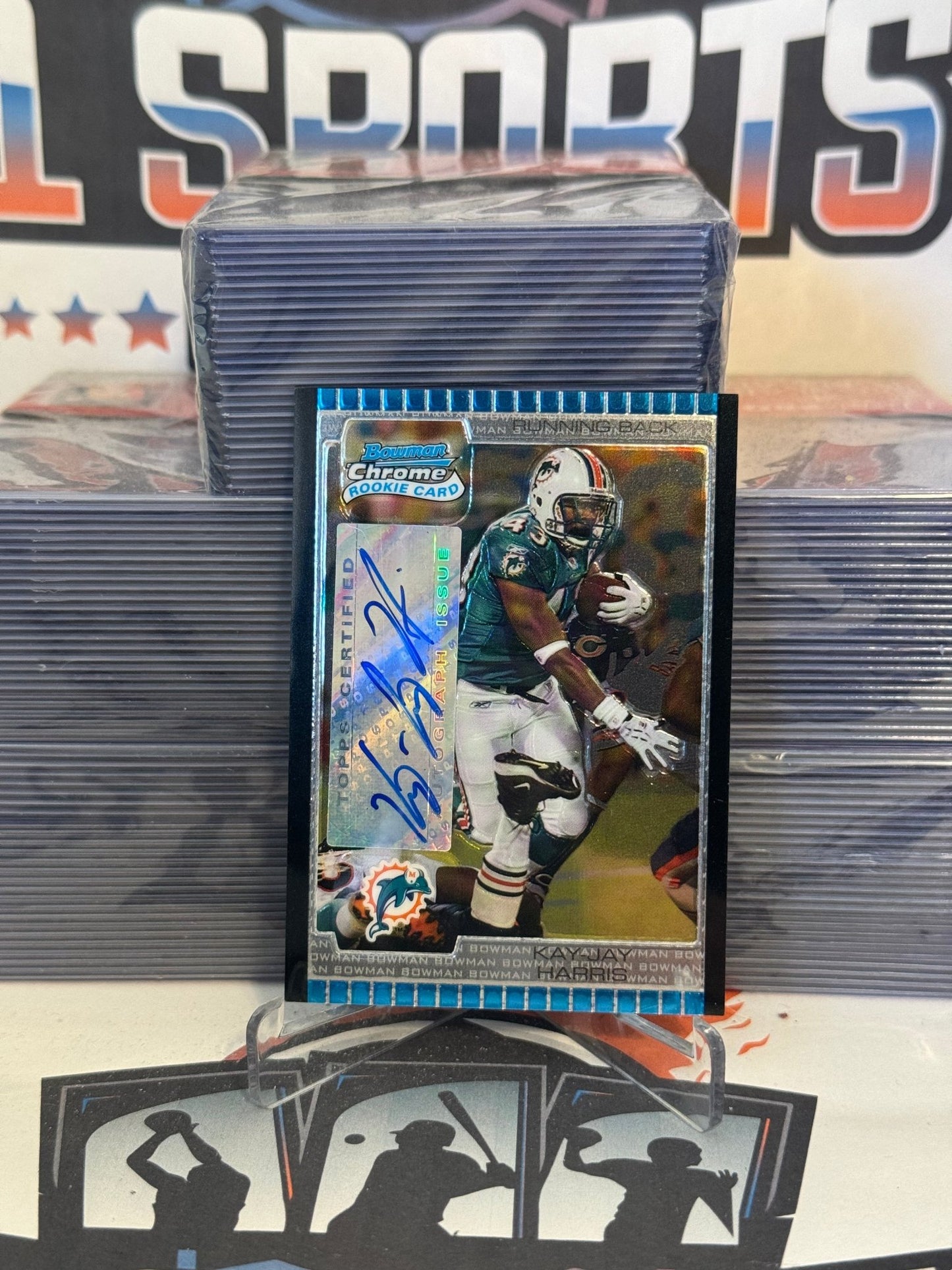 2005 Bowman Chrome (Auto) Kay-Jay Harris Rookie #244