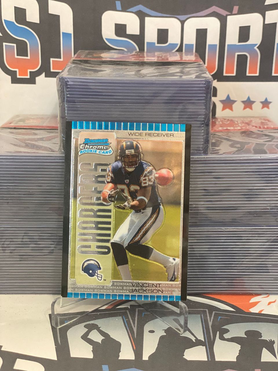 2005 Bowman Chrome Vincent Jackson Rookie #121