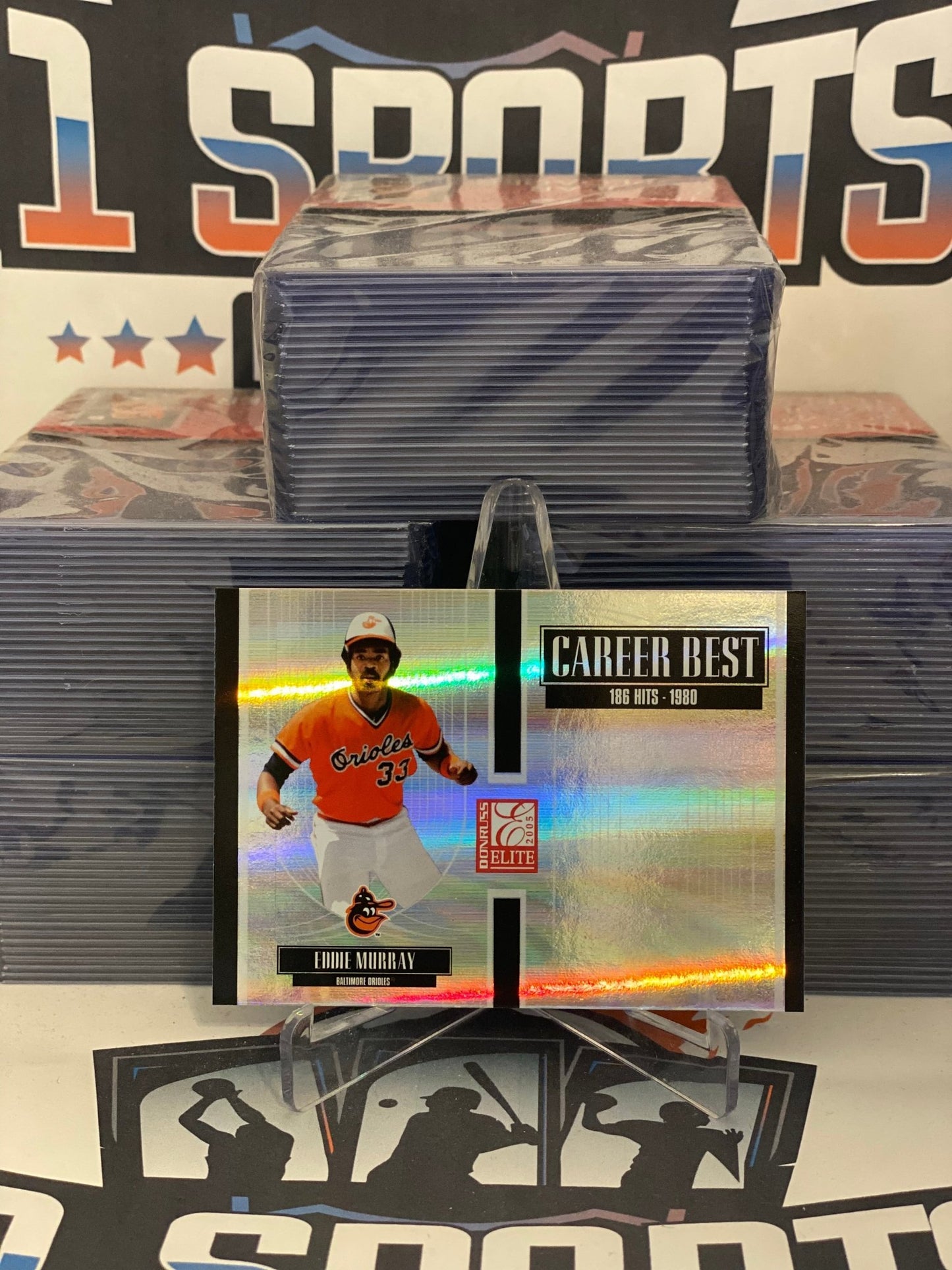 2005 Donruss Elite (Career Best 169/500) Eddie Murray #CB-11