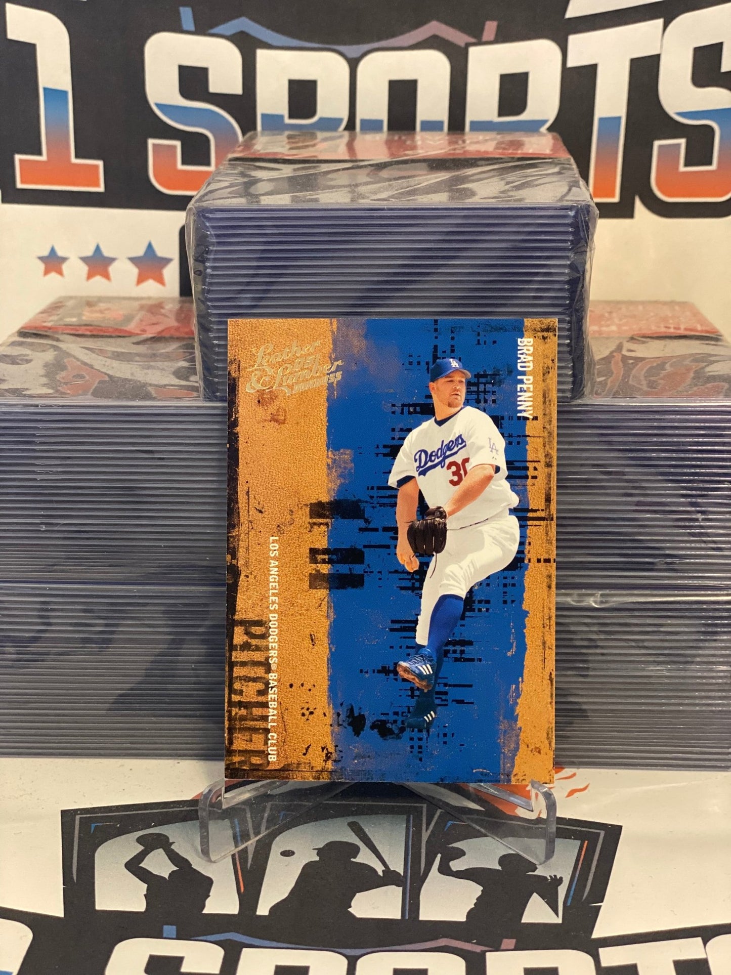 2005 Donruss Leather & Lumber (35/50) Brad Penny #18