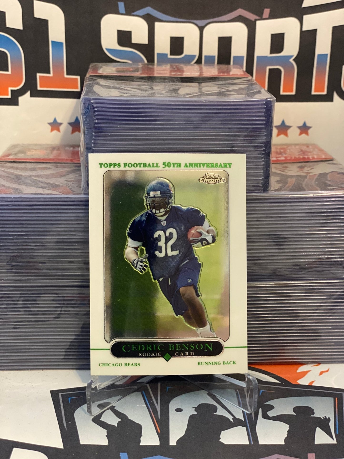 2005 Topps Chrome Cedric Benson Rookie #167