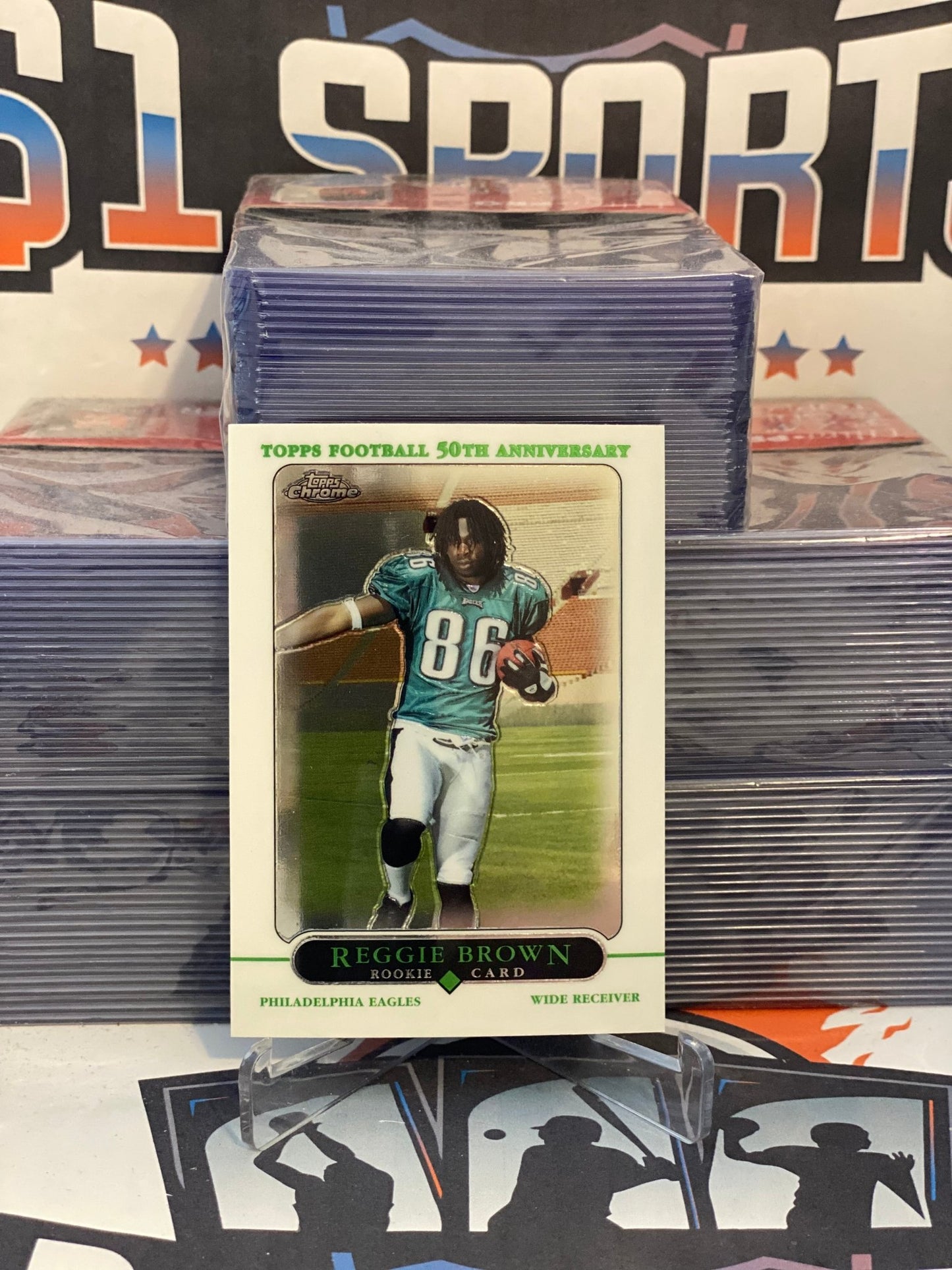 2005 Topps Chrome Reggie Brown Rookie #169