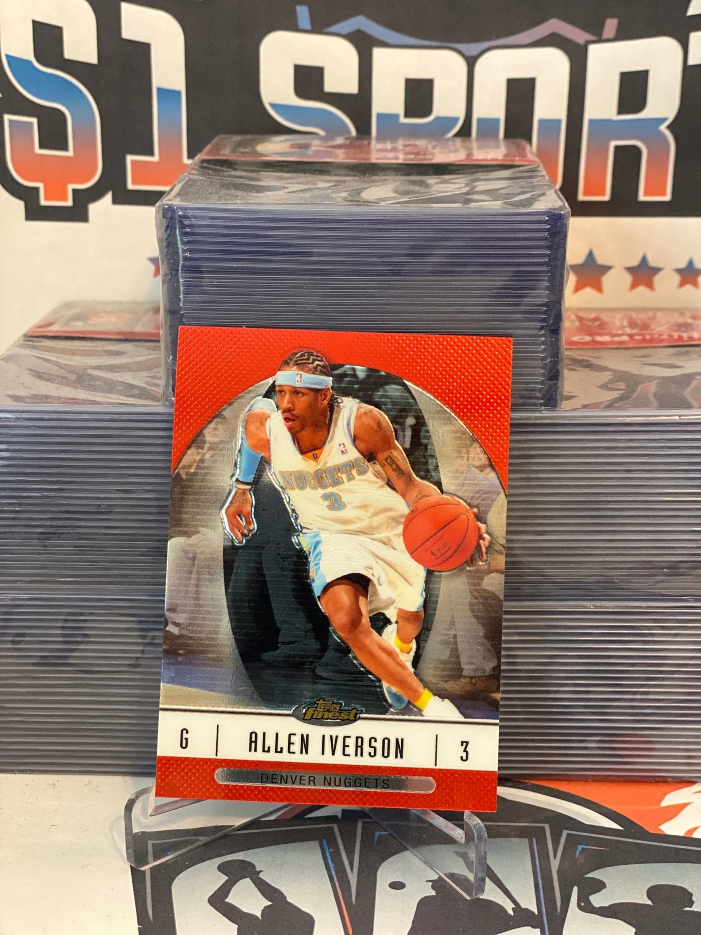 2005 Topps Finest Allen Iverson #38
