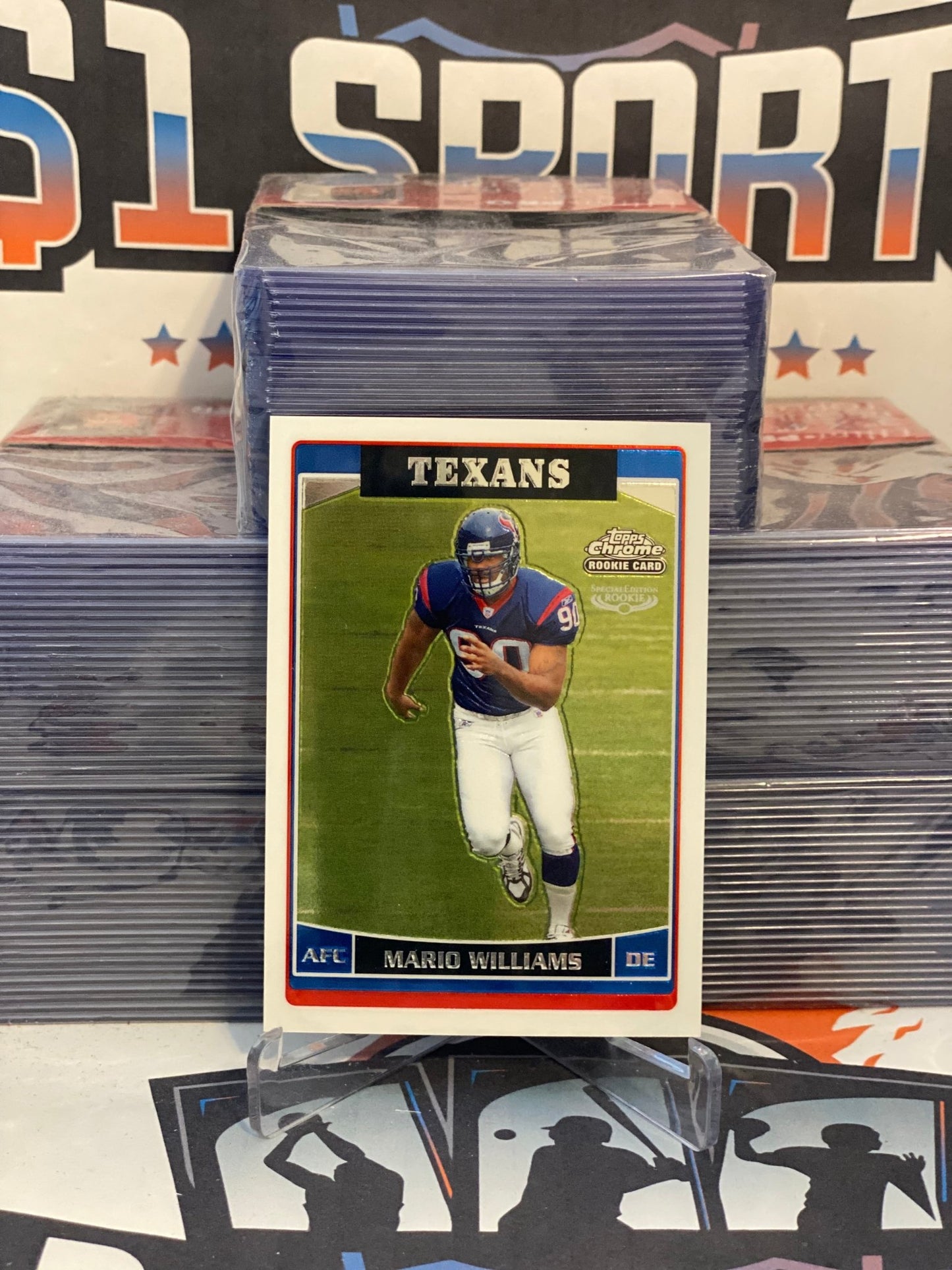 2006 Topps Chrome Mario Williams Rookie #256