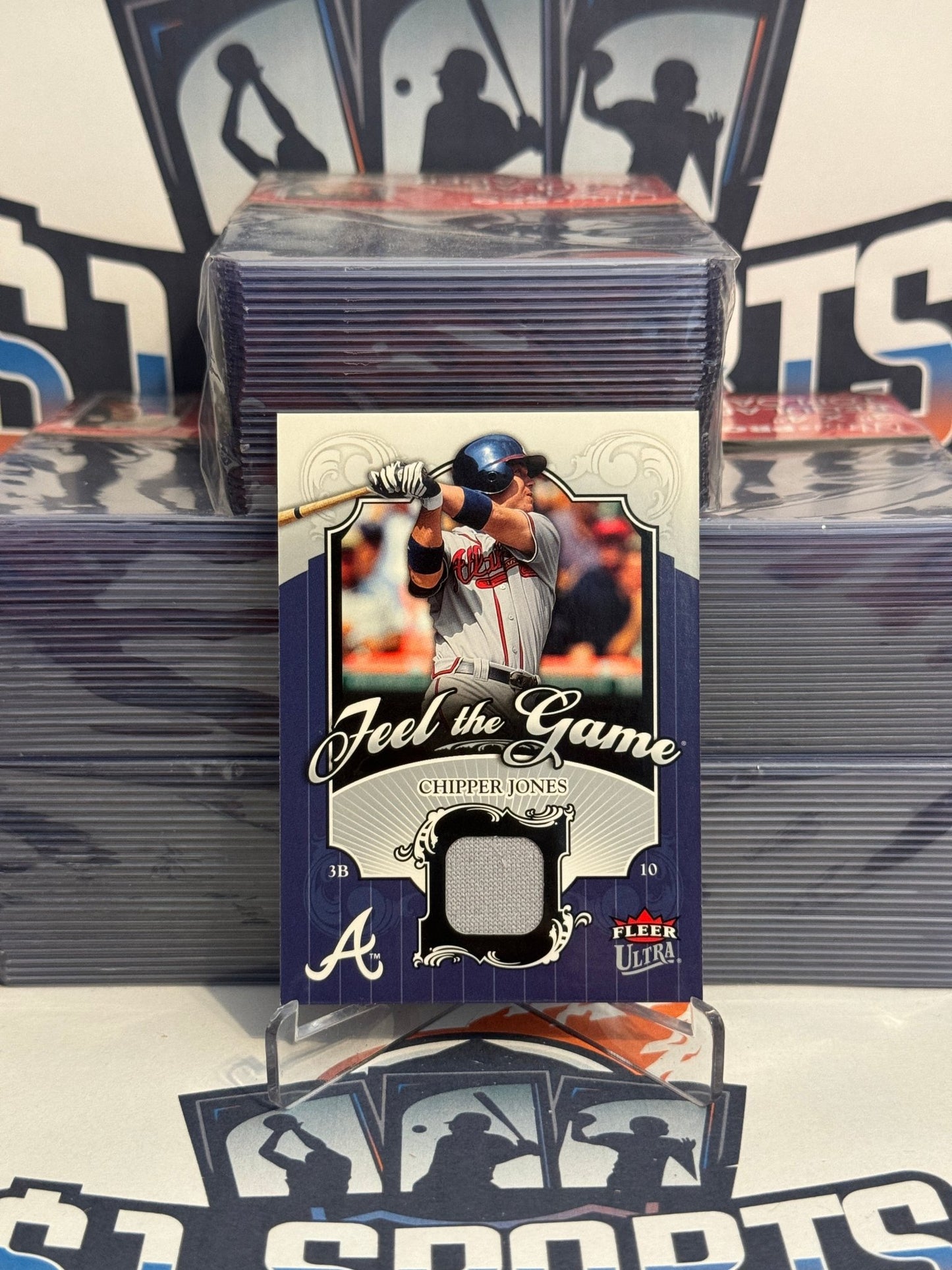 2006 Upper Deck (Feel The Game Relic) Chipper Jones #FG-CJ
