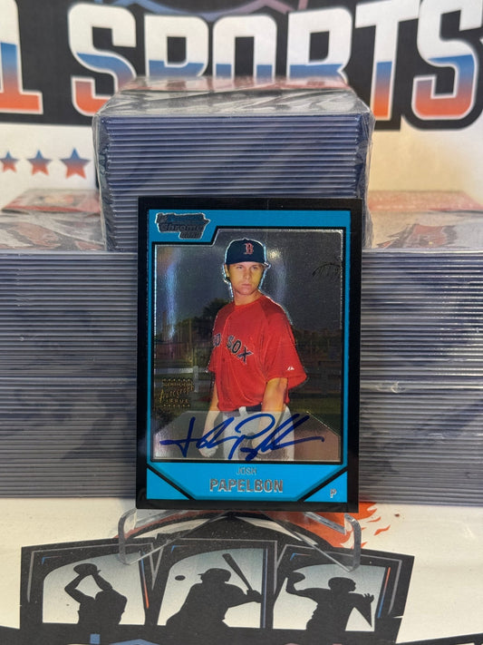 2007 Bowman Chrome (1st Bowman, Auto) Josh Papelbon #BC239