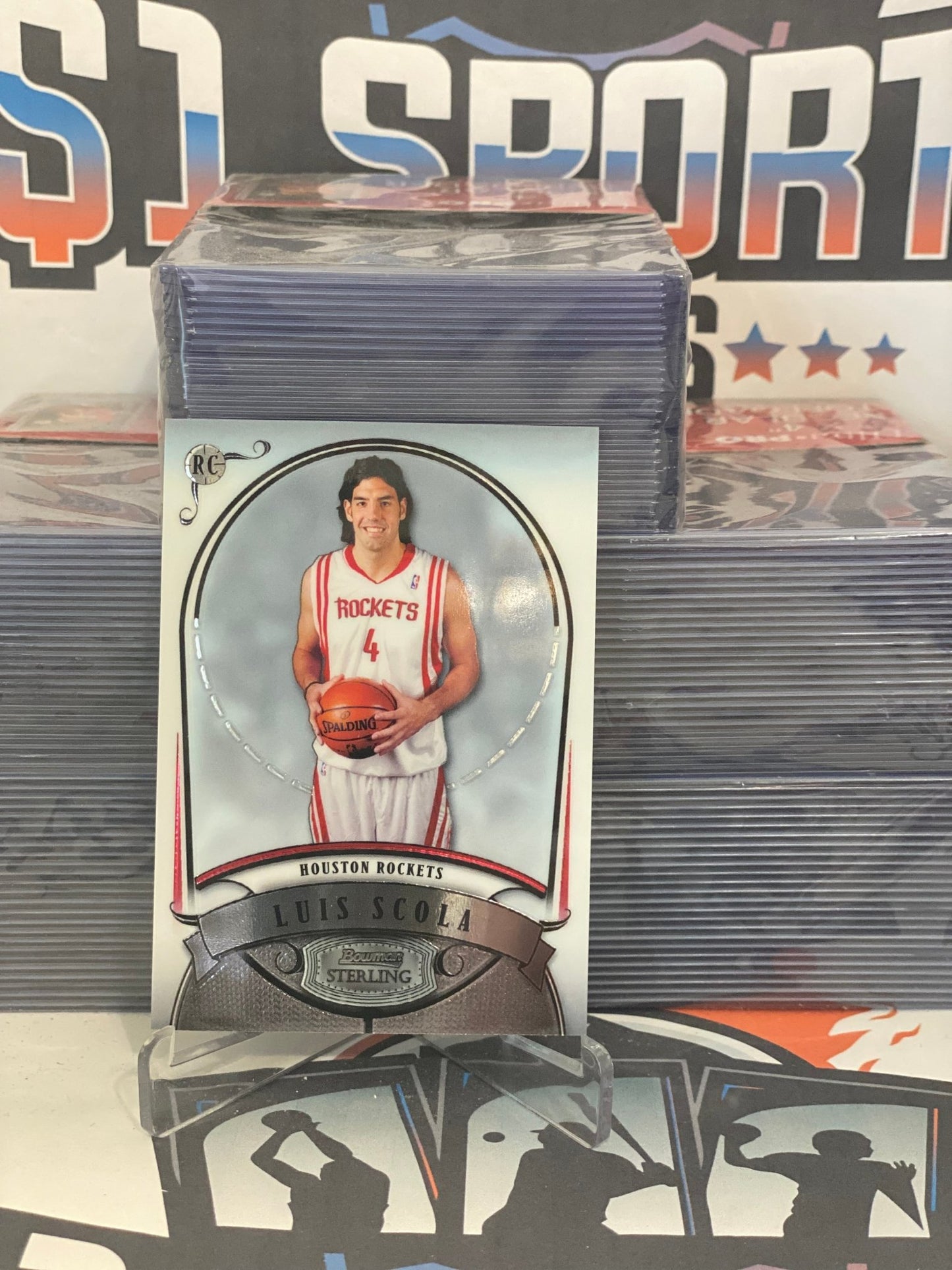 2007 Bowman Sterling Luis Scola Rookie #LS
