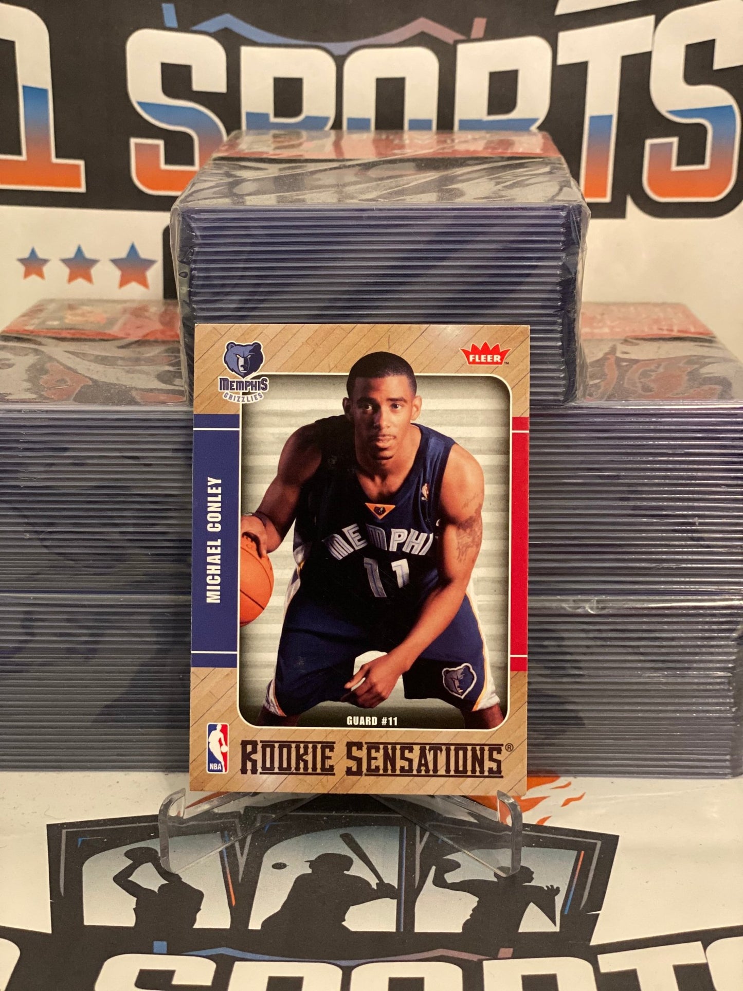 2007 Fleer (Rookie Sensations) Mike Conley #RS-4