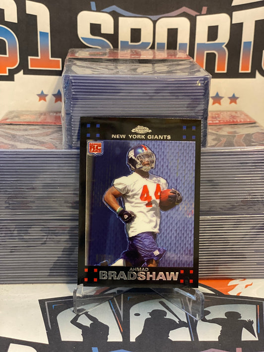 2007 Topps Chrome Ahmad Bradshaw Rookie #TC195