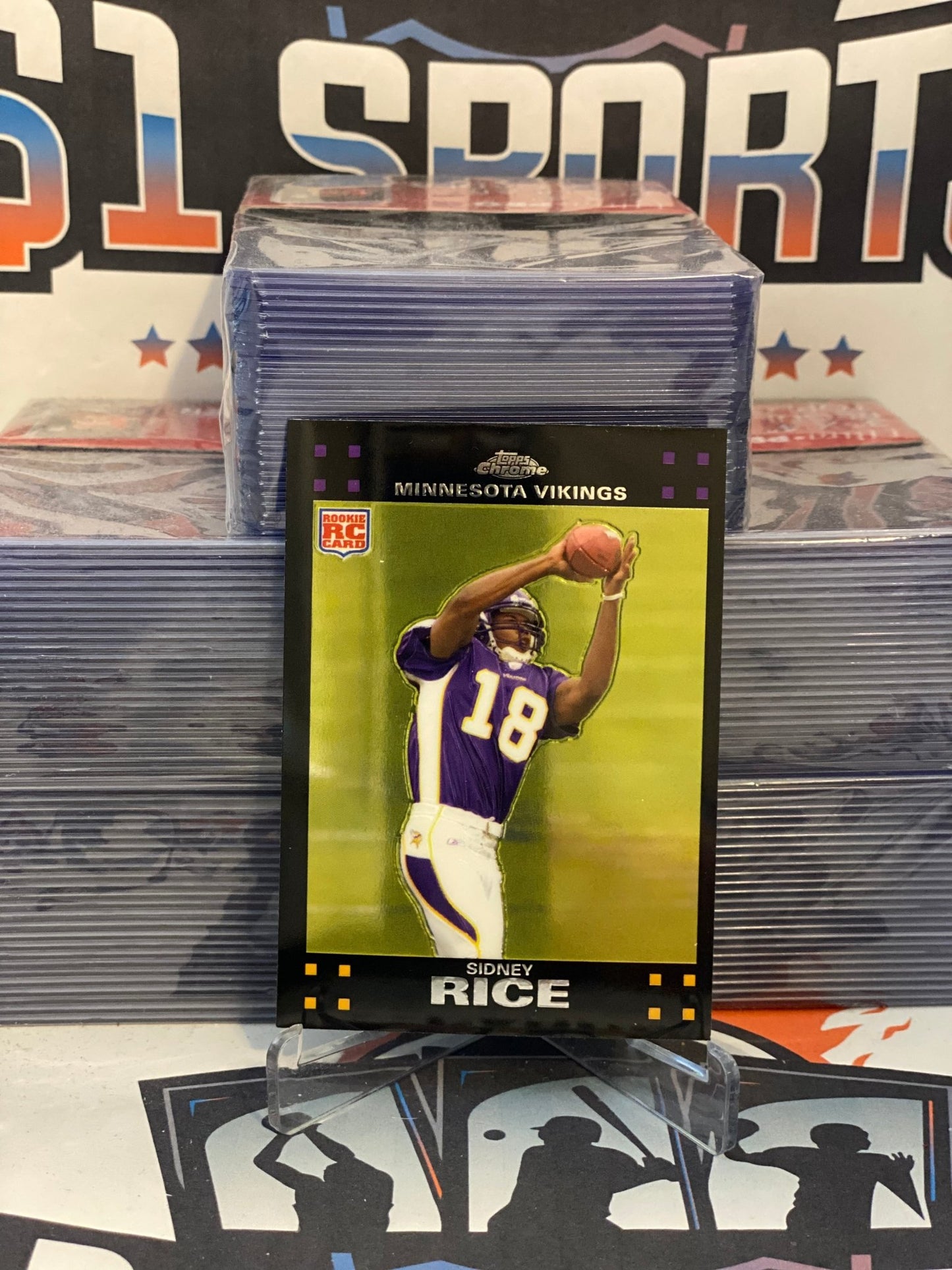 2007 Topps Chrome Sidney Rice Rookie #TC204